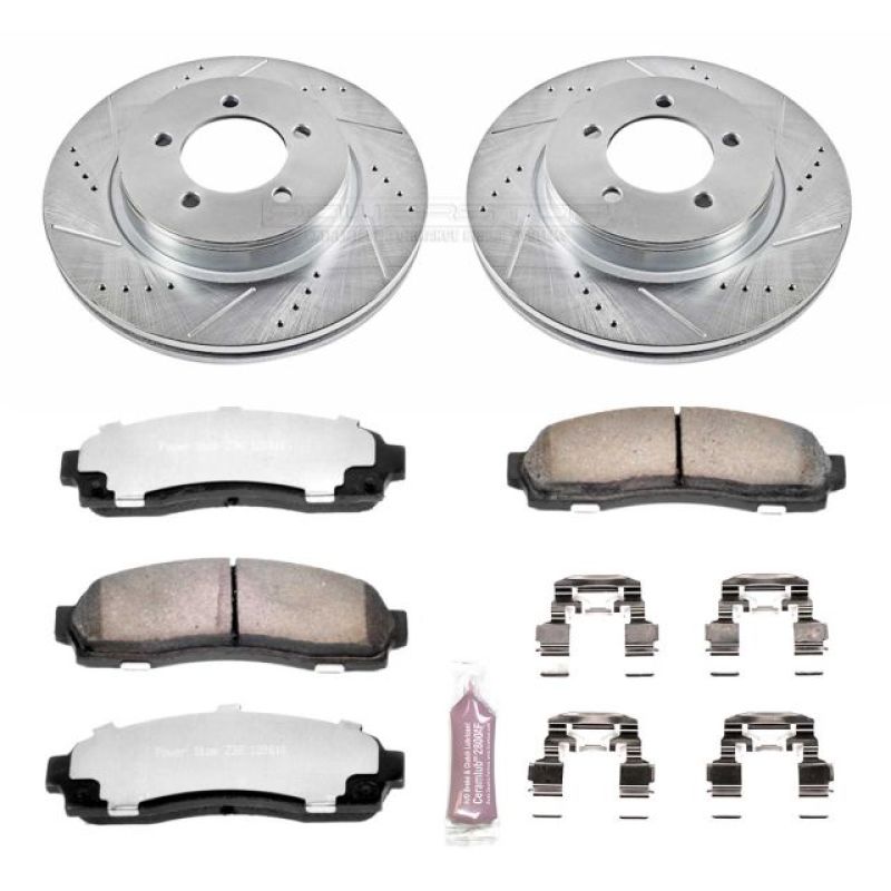 PowerStop PSB Z36 Truck & Tow Kit Brakes, Rotors & Pads Brake Kits - Performance D&S main image