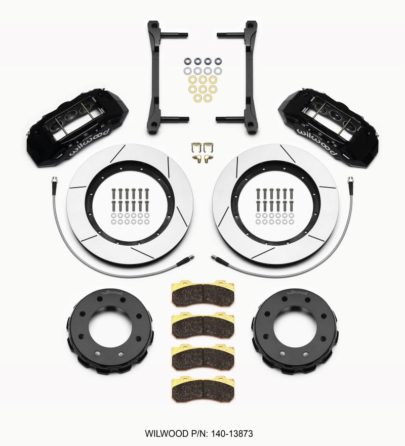 Wilwood TX6R Front Kit 15.00in Black 2011-2015 GM Truck/SUV 2500 140-13873 Main Image