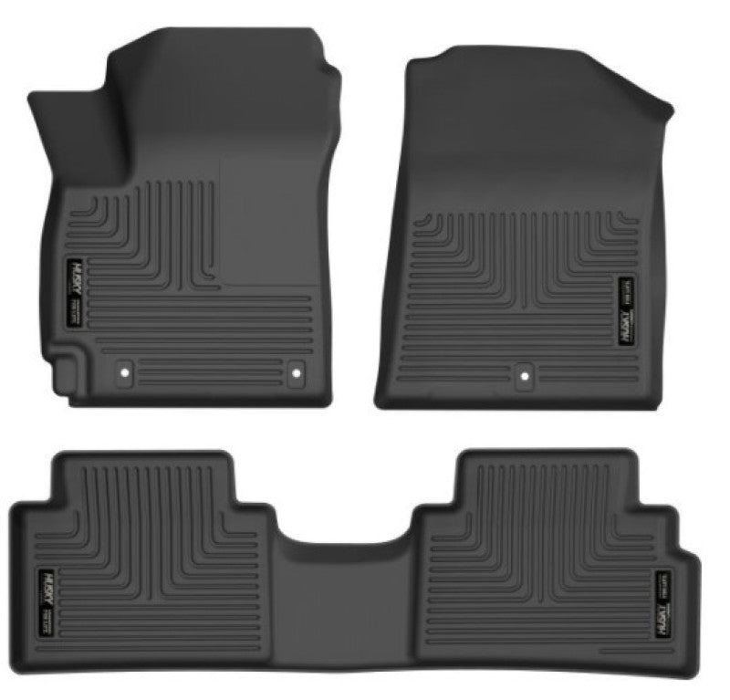 Husky Liners 20-21 Kia Soul Weatherbeater Series Front & 2nd Seat Floor Liners - Black 95761