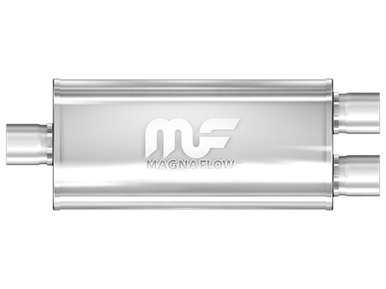 MagnaFlow 5" X 8" Oval Center/Dual Straight Through Performance Muffler