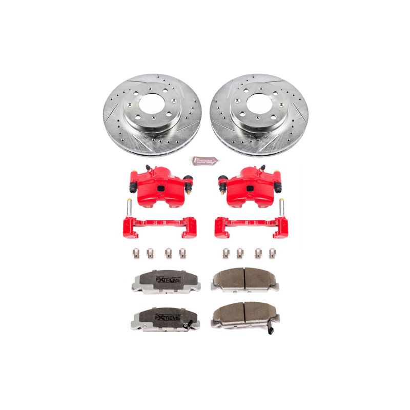 PowerStop PSB Z26 Street Kit w/Cals Brakes, Rotors & Pads Brake Kits - Performance D&S main image