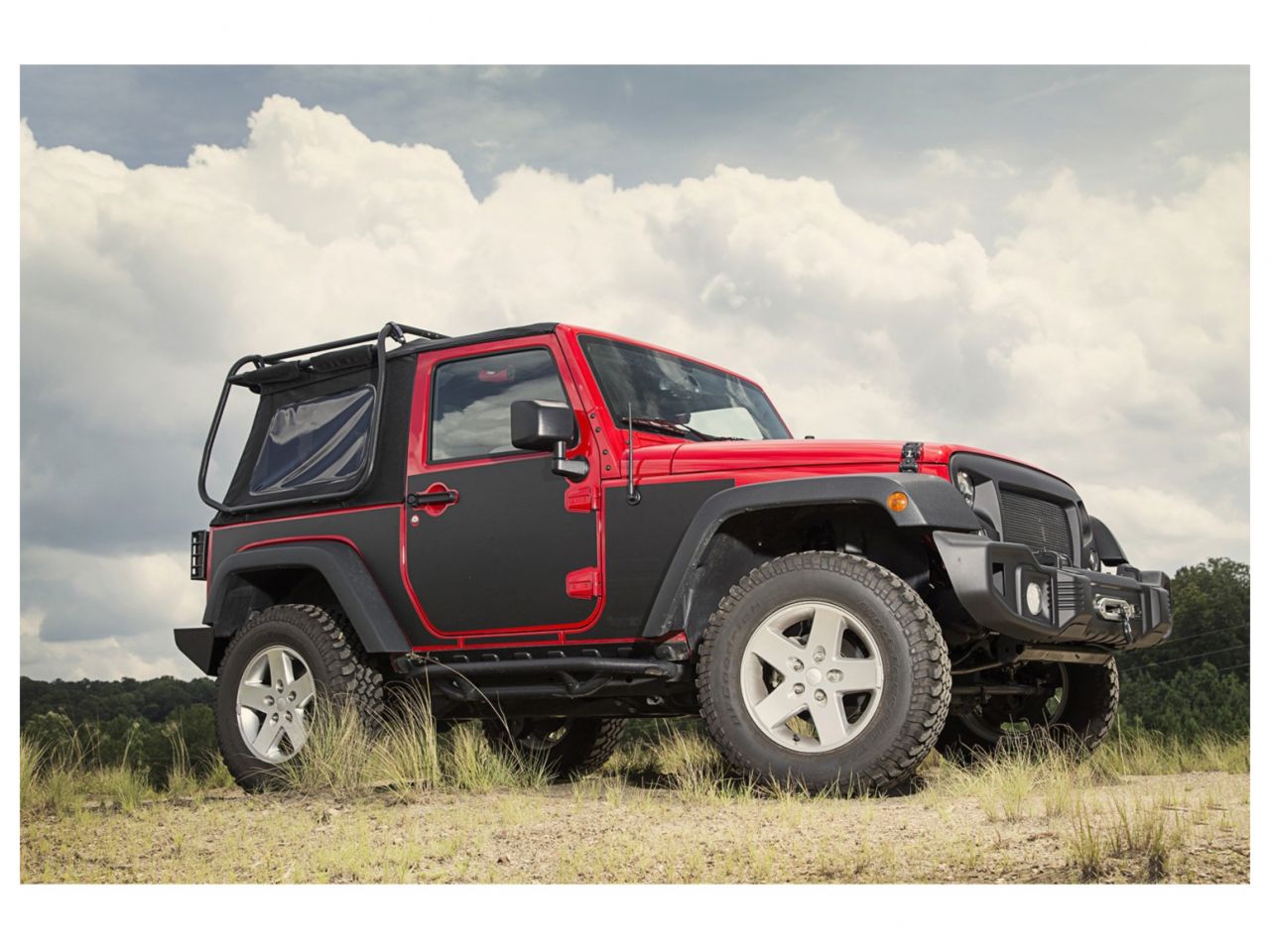 Rugged Ridge Magnetic Protection Panel Kit; 07-18 Jeep Wrangler JK, 2 Door