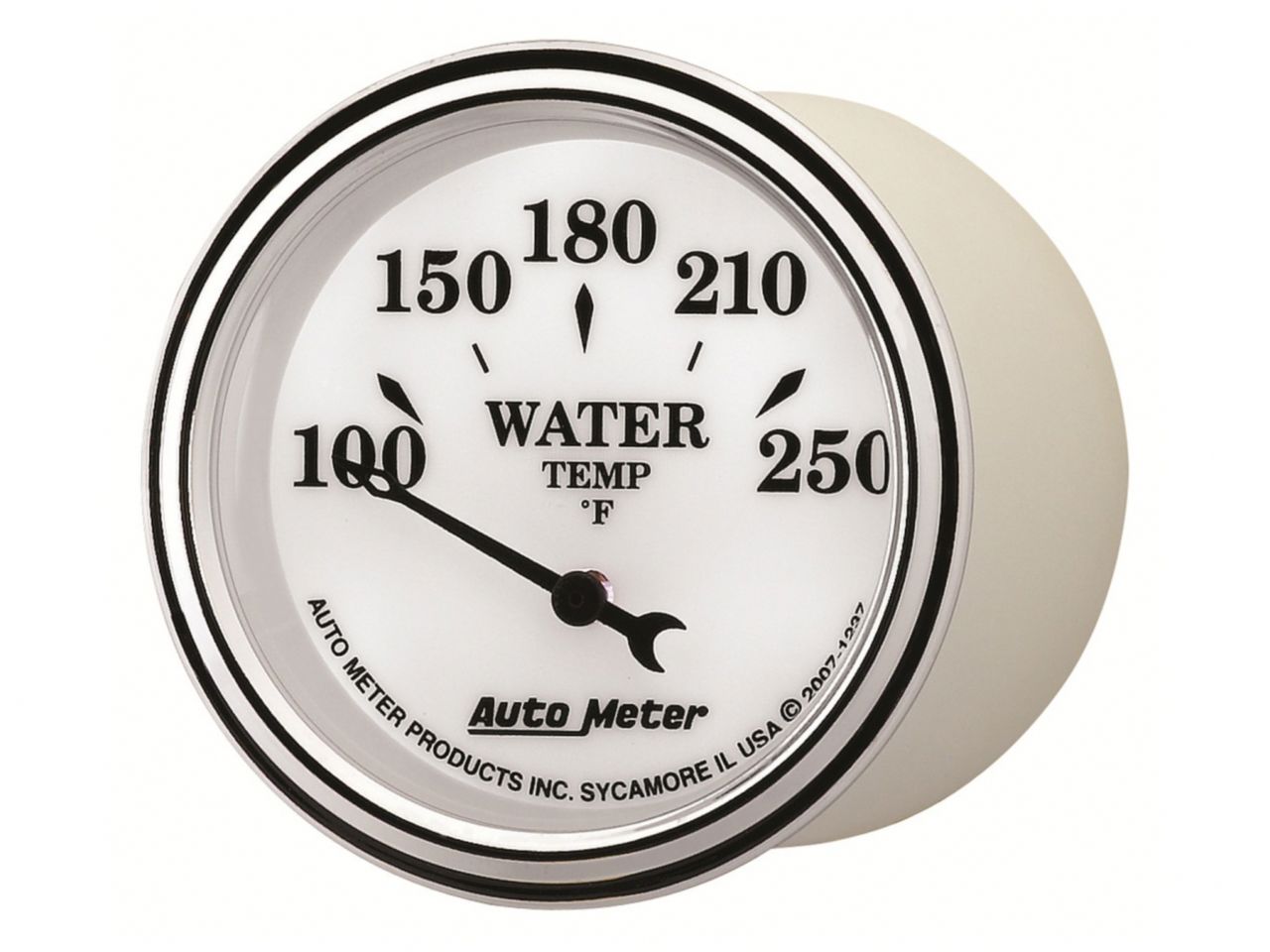 Autometer 2-1/16" Water Temperature, 100-250 °F, Air-Core, Old-Tyme White II