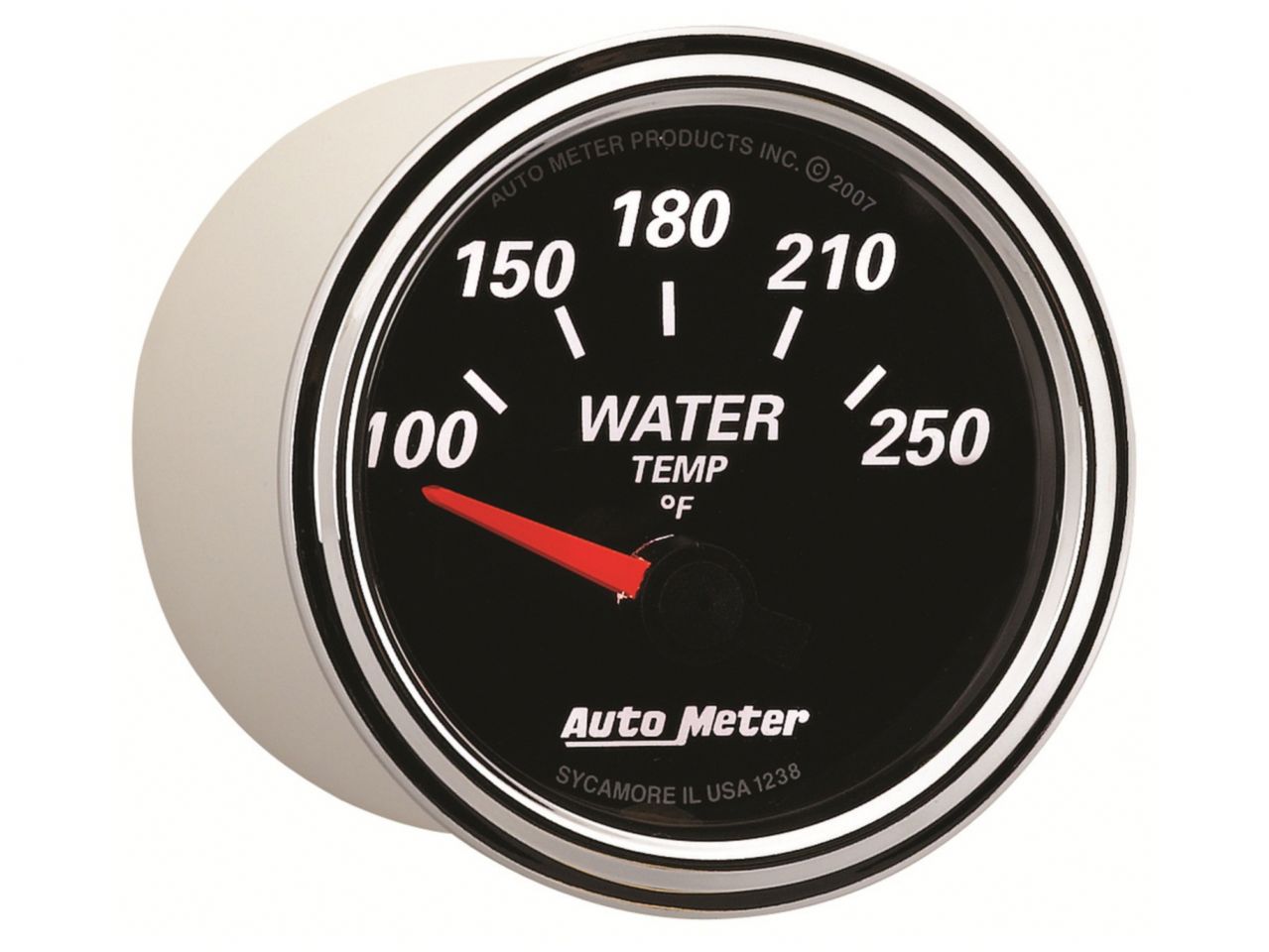 Autometer 2-1/16" Water Temperature, 100-250 °F, Air-Core, Designer Black II