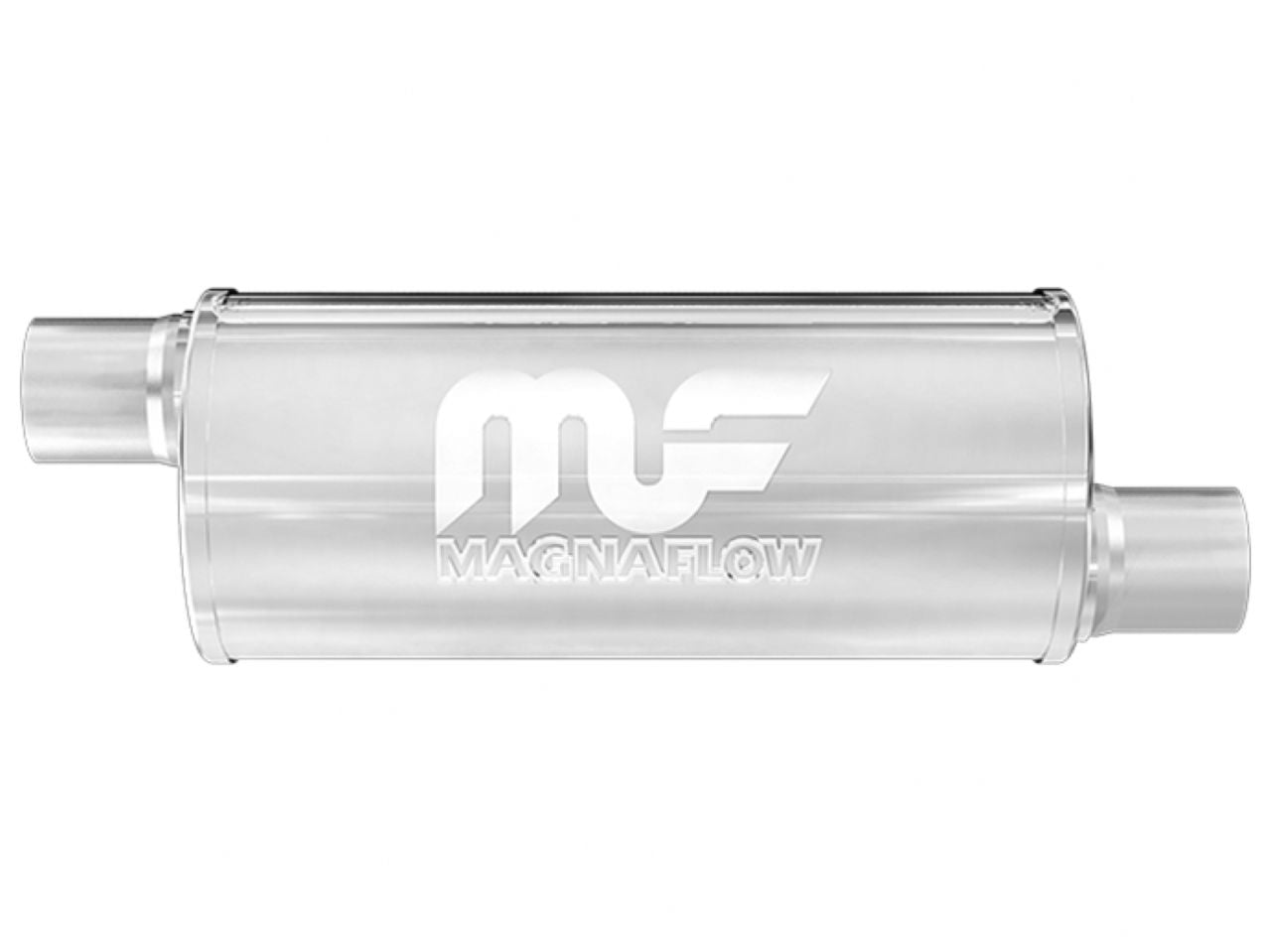 MagnaFlow 6" Round Offset/Offset Straight Through Performance Muffler