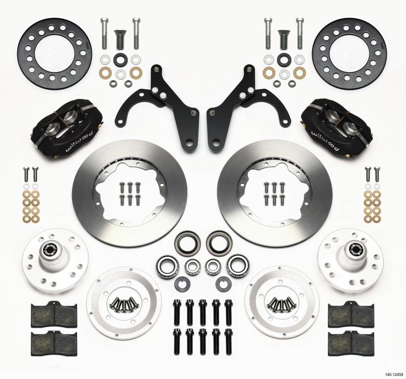 Wilwood Forged Dynalite Front Kit 11.00in 59-64 Chevy Impala / 63-64 Corvette 140-12458 Main Image