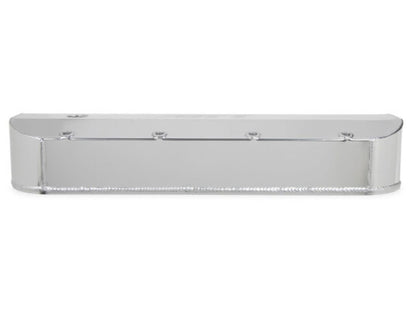 Quick Fuel QFT Big Block Chevy Silver Fabricated Aluminum Valve Cover, w/Hole