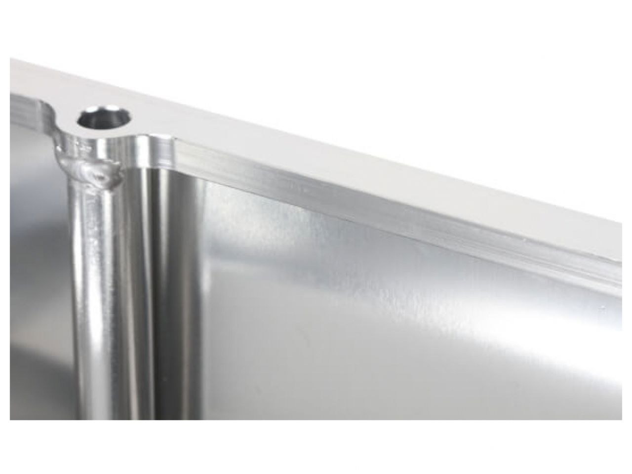 Quick Fuel QFT Big Block Chevy Silver Fabricated Aluminum Valve Cover, w/Hole