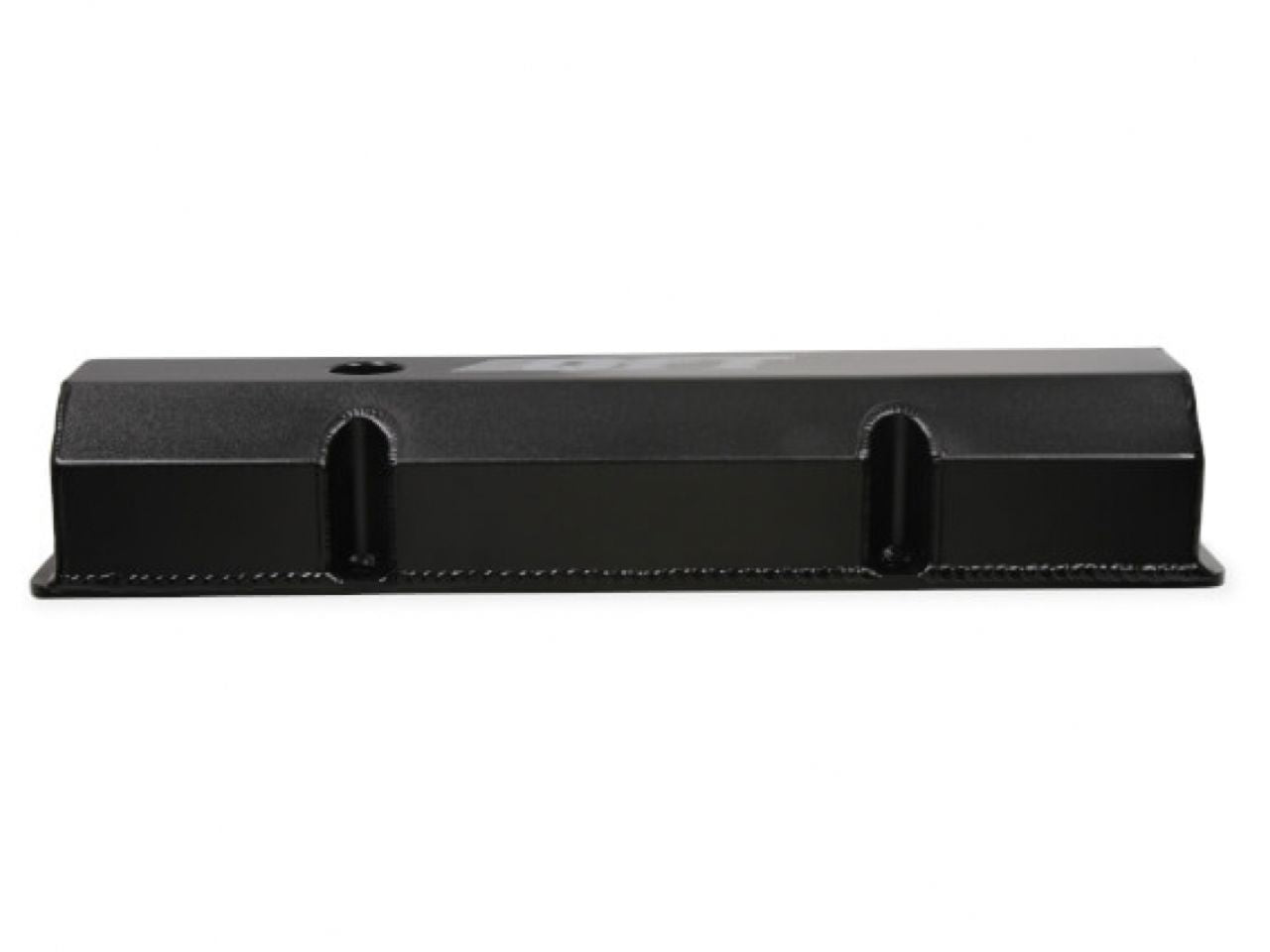 Quick Fuel QFT Fabricated Aluminum valve cover-Small Block SBC Finish w/Hole