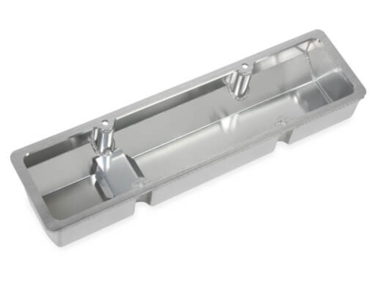 Quick Fuel QFT Fabricated Aluminum V/C SBC Silver Finish w/Hole