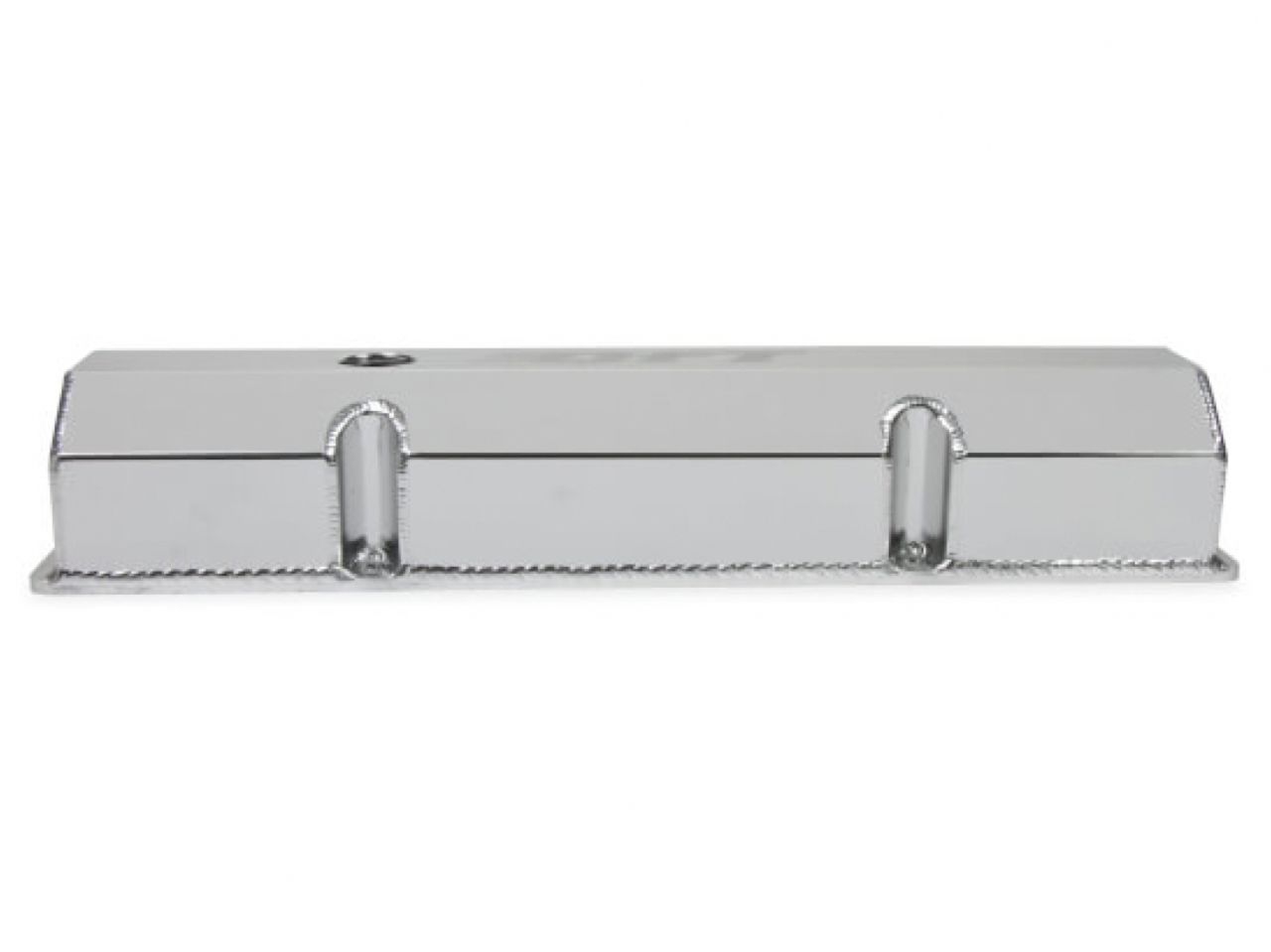Quick Fuel QFT Fabricated Aluminum V/C SBC Silver Finish w/Hole