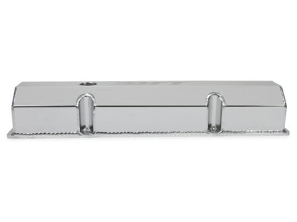 Quick Fuel QFT Fabricated Aluminum V/C SBC Silver Finish w/Hole