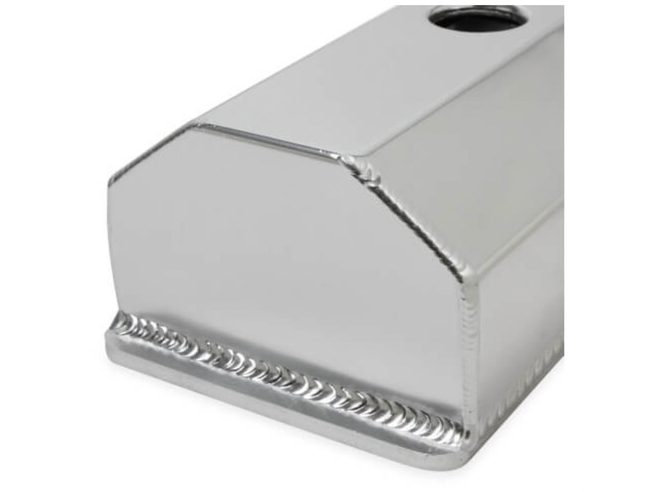 Quick Fuel QFT Fabricated Aluminum V/C SBC Silver Finish w/Hole