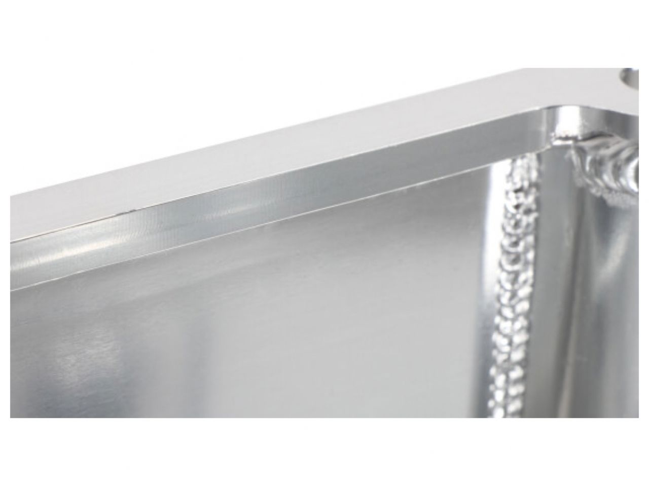 Quick Fuel QFT Fabricated Aluminum Valve Cover Silver Small Block Chevy W/O Hole