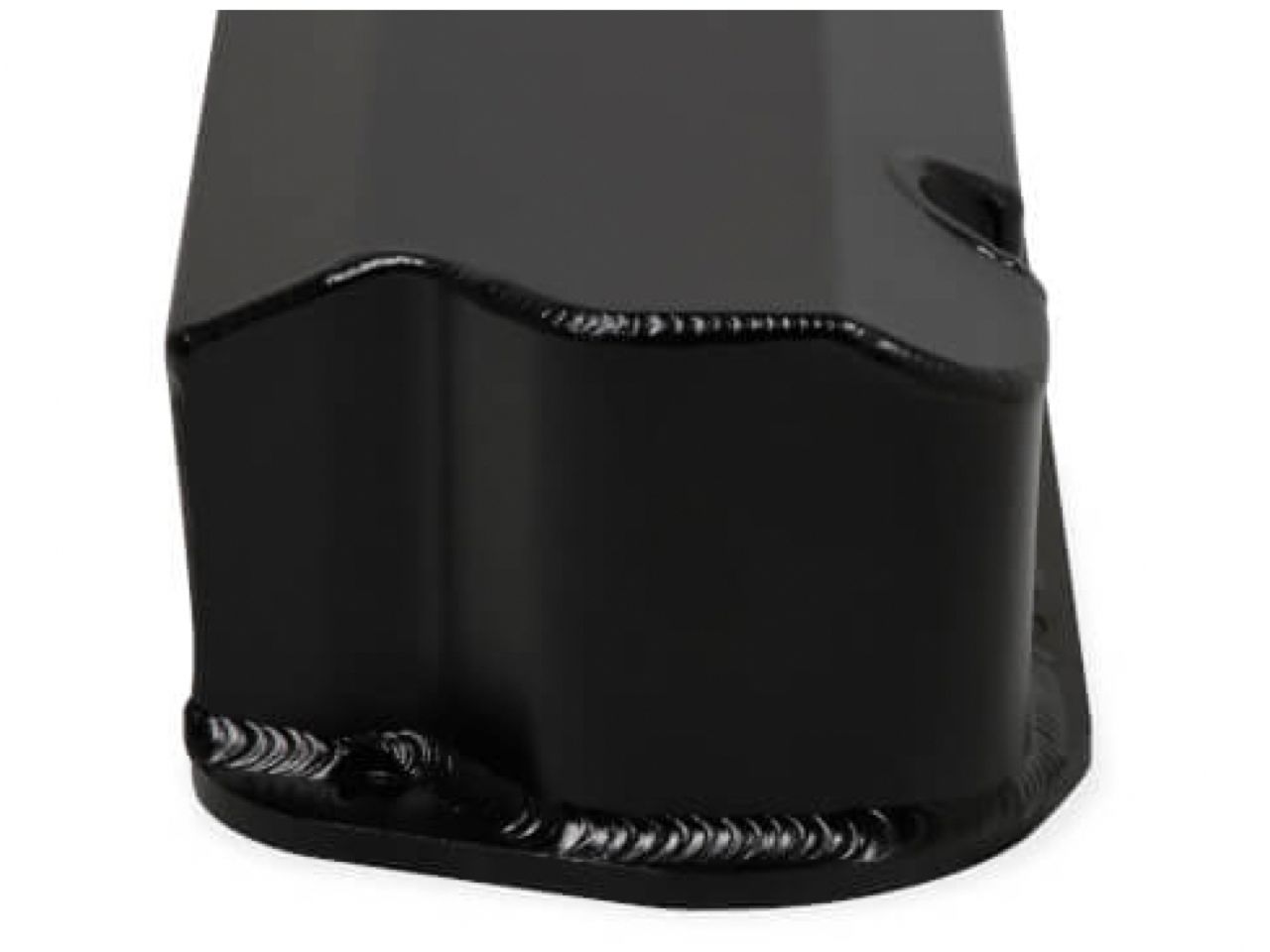 Quick Fuel QFT Fabricated Aluminum Valve Cover Black, Small Block Ford w/Hole