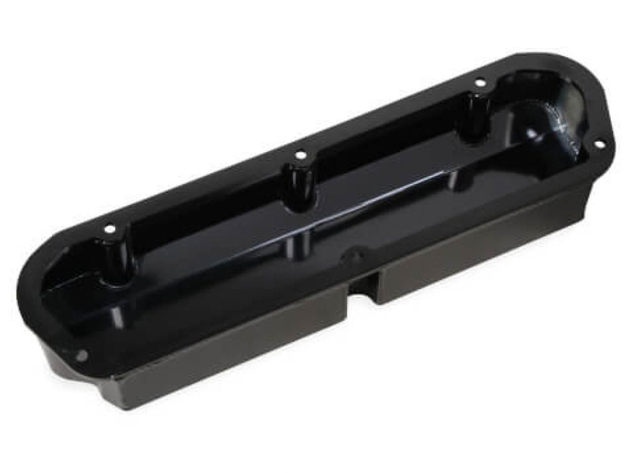 Quick Fuel QFT Fabricated Aluminum Valve Cover black Small Block W/O Hole