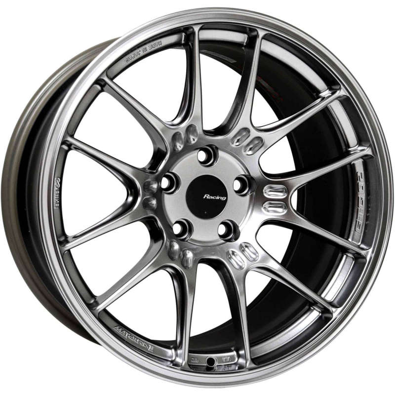 Enkei GTC02 17x7.5 4x100 35mm Offset 75mm Bore Hyper Silver Wheel 534-775-4935HS