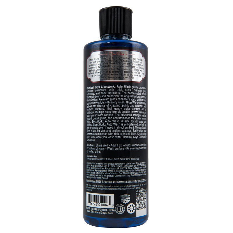 Chemical Guys Glossworkz Gloss Booster & Paintwork Cleanser Shampoo - 16oz (P6) CWS_133_16