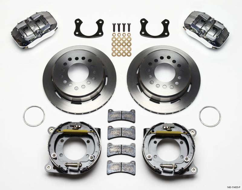 Wilwood Dynapro Low-Profile 11.00in P-Brake Kit - Polish Small Ford 2.50in Offset 140-11403-P Main Image