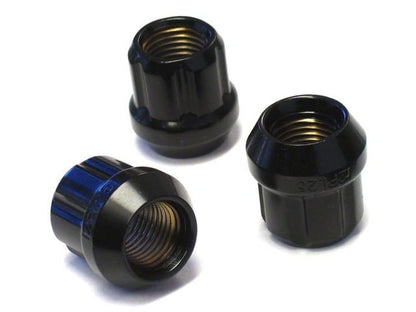 Muteki Open Ended Tuner Lightweight Lug Nuts 12x1.25mm BLACK 20pcs