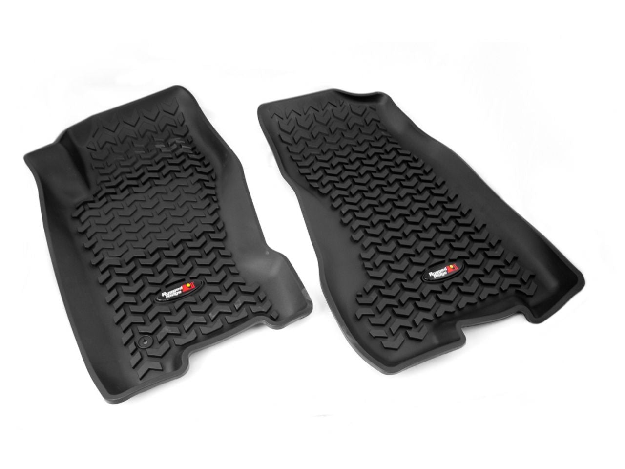 Rugged Ridge All Terrain Floor Liner, Front Pair, Black; 99-04 Grand Cherokee WJ