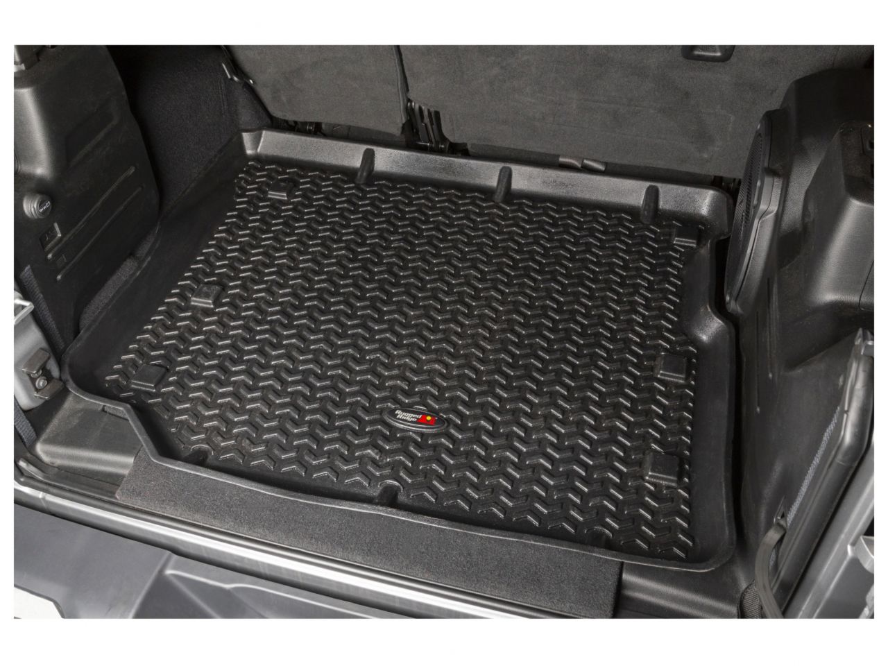 Rugged Ridge All Terrain Cargo Liner, Black; 18-18 Jeep Wrangler JLU, 4 Door