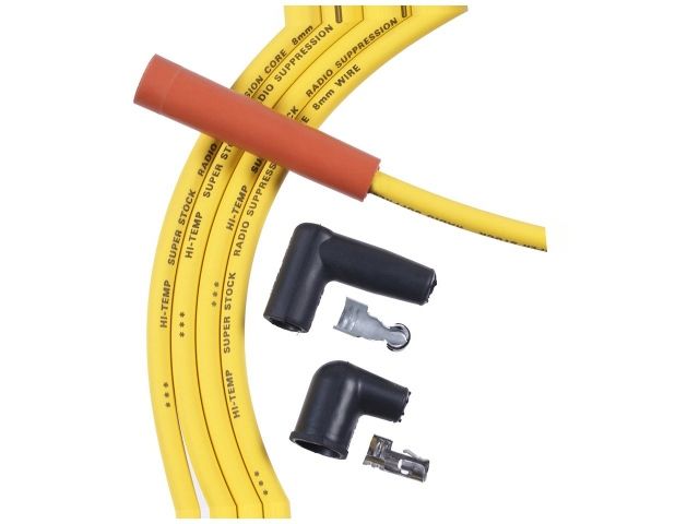 Accel Spark Plug Wires, Super Stock, RFI Suppression, 8mm