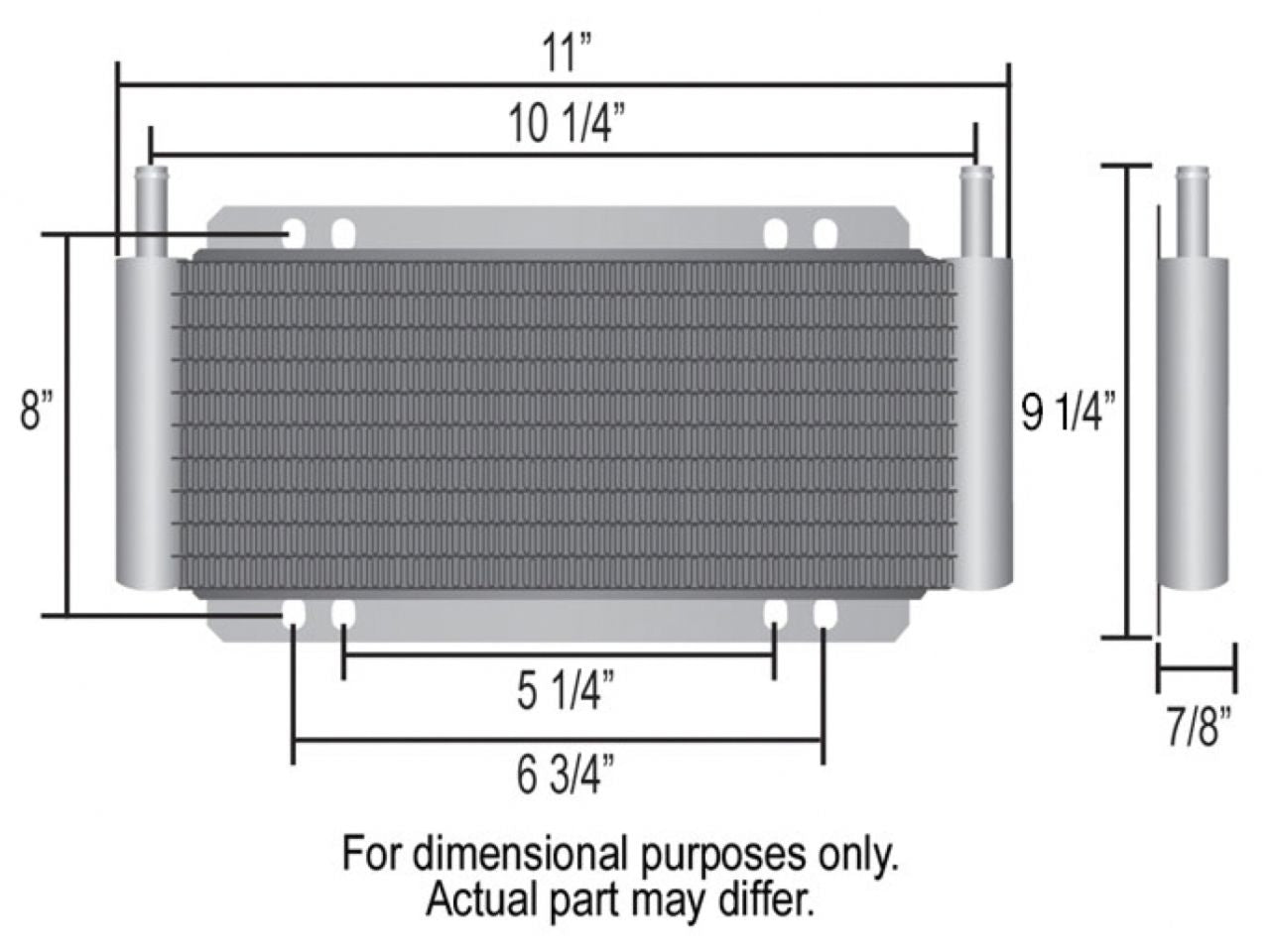 Derale 21 Row Plate & Fin Cooler (11/32)