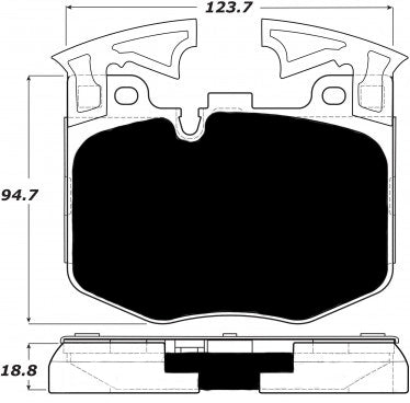 Porterfield Brake Pads for 2017 BMW 740i