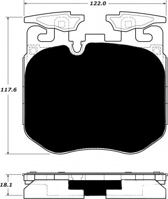 Porterfield Brake Pads for 2016 BMW 750i M Sports Pkg