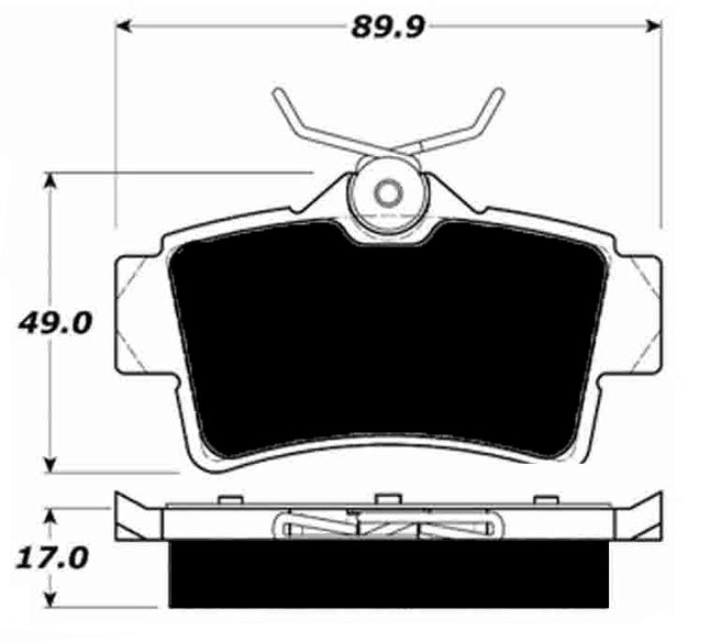 Porterfield Brake Pads for 1994 FORD MUSTANG