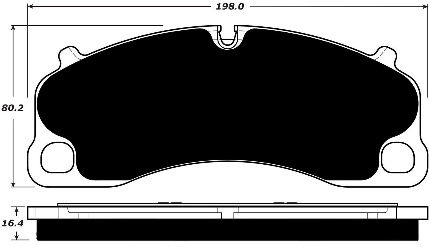 Porterfield Brake Pads for 2014 PORSCHE Cayman GT4
