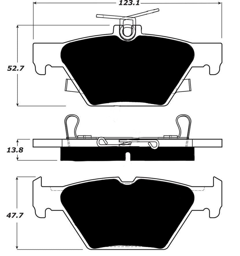 Porterfield Brake Pads for 2017 SUBARU LEGACY WAGON