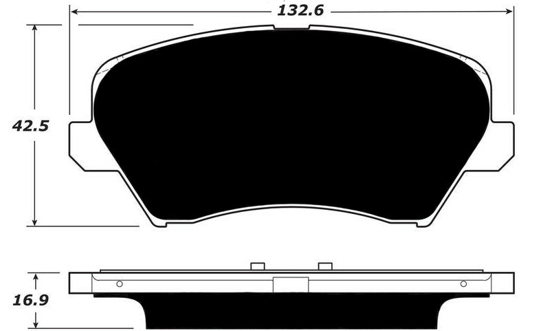 Porterfield Brake Pads for 2016 HYUNDAI ELANTRA GT