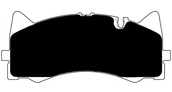 Porterfield Brake Pads for 2017 MERCEDES-BENZ C63 AMG incl S w/Silver Calipers