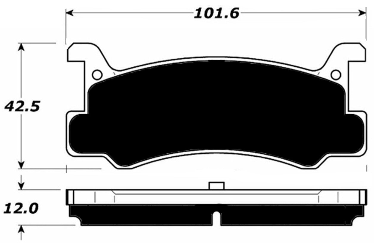 Porterfield Brake Pads for 1994 MAZDA MX-3 V6