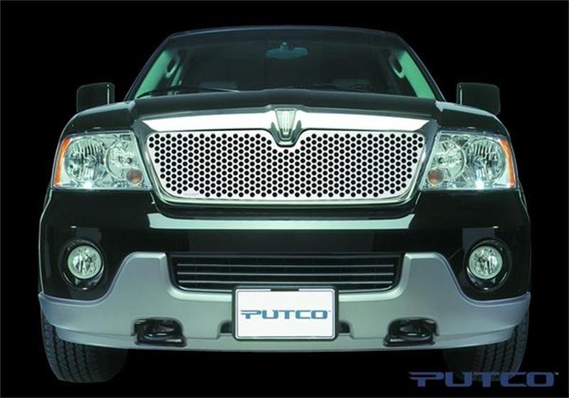 Putco 03-06 Lincoln Navigator Punch Stainless Steel Grilles 84117 Main Image