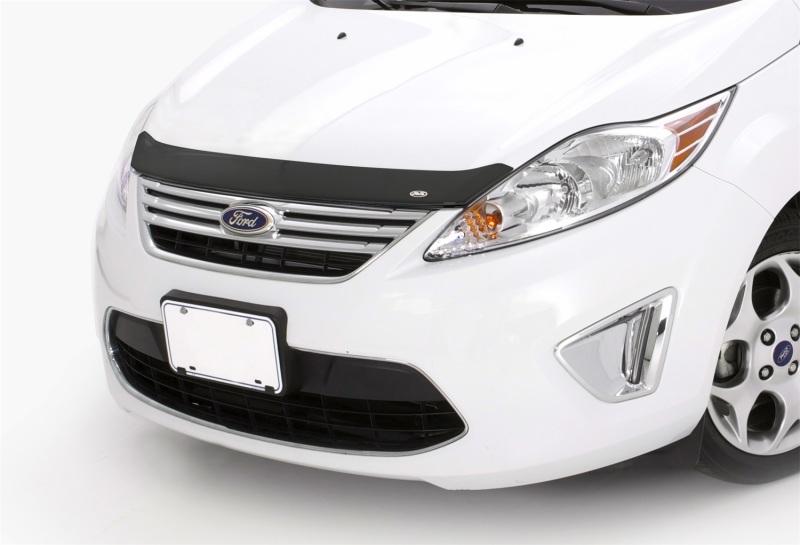 AVS 12-13 Ford Fiesta Aeroskin Low Profile Acrylic Hood Shield - Smoke 320042 Main Image