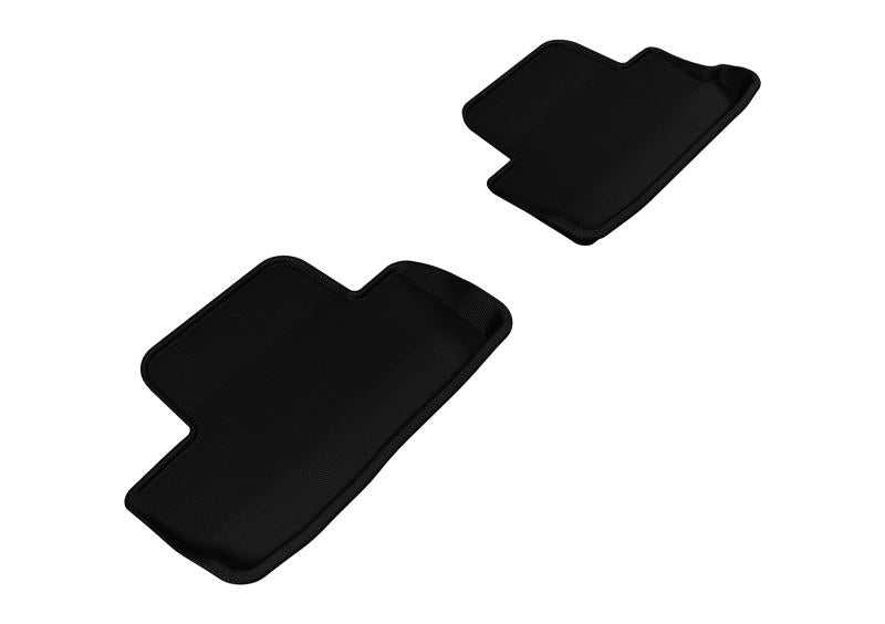 3D MAXpider 2005-2014 Ford Mustang Kagu 2nd Row Floormats - Black L1FR06521509 Main Image