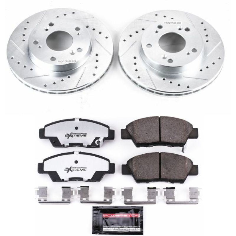 PowerStop PSB Z26 Street Warrior Kit Brakes, Rotors & Pads Brake Kits - Performance D&S main image