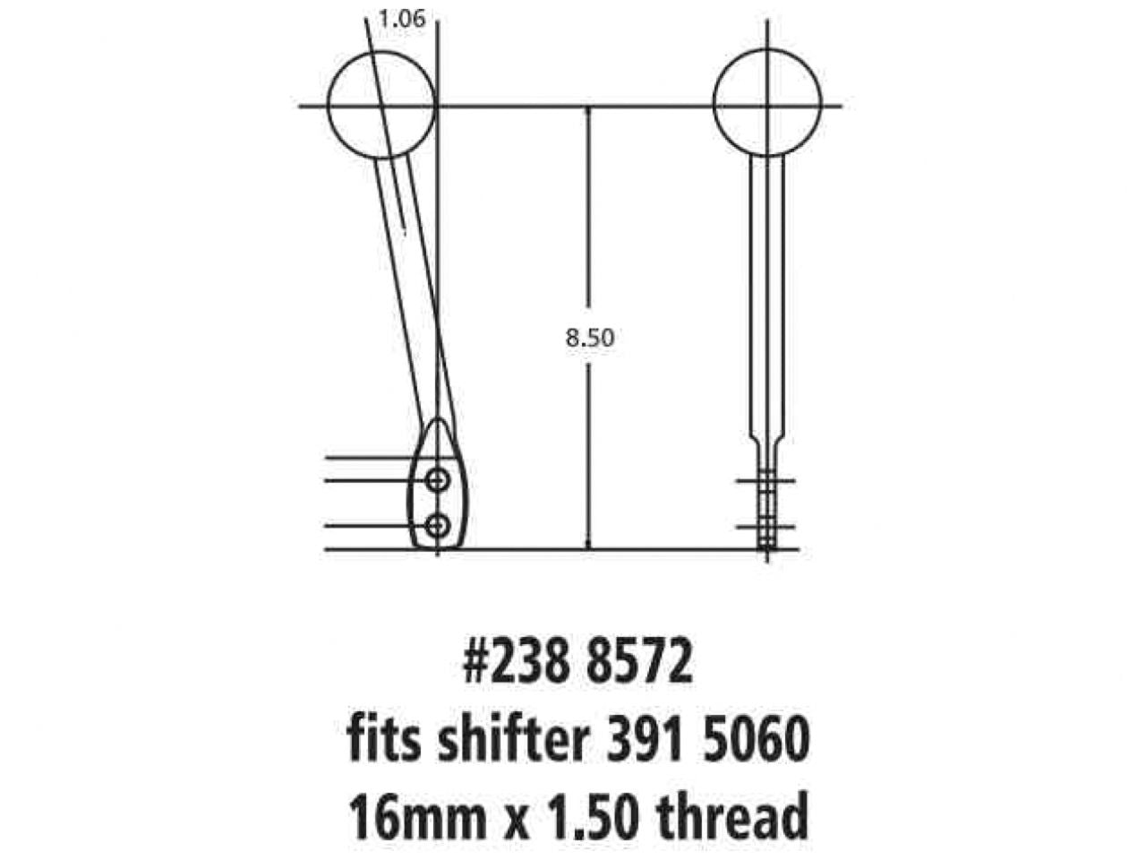 Hurst Shifters Manual Shifter, Billet Plus Fits 1993 to 2002 Chevrolet Camaro