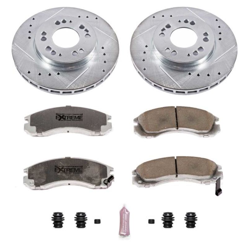 PowerStop PSB Z26 Street Warrior Kit Brakes, Rotors & Pads Brake Kits - Performance D&S main image