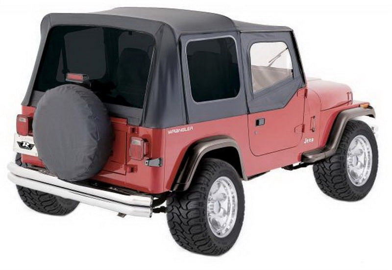 Rampage 1988-1995 Jeep Wrangler(YJ) OEM Replacement Top - Black Denim 99415