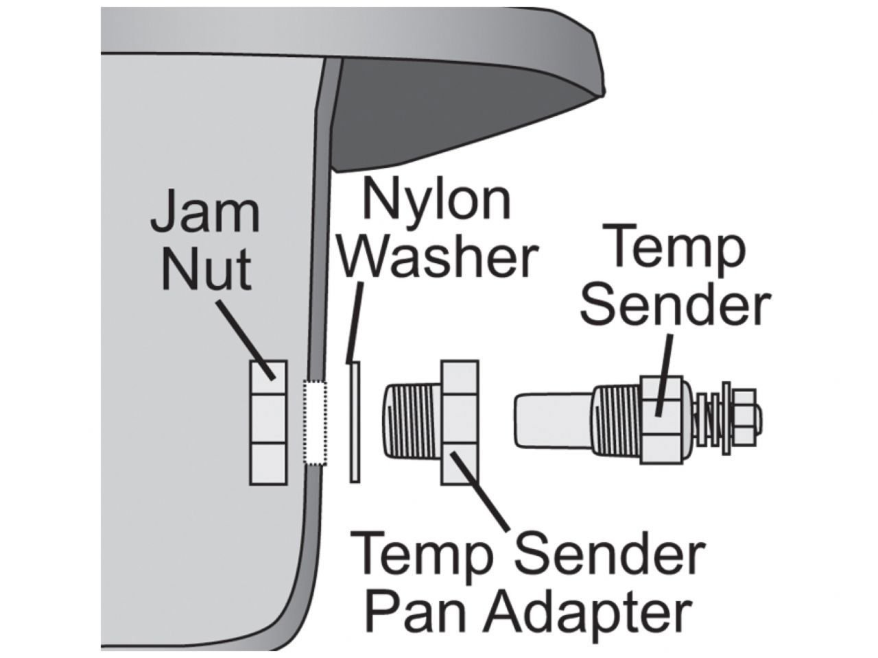 Derale Universal 1/8" NPT Transmission Pan Drain Plug Kit