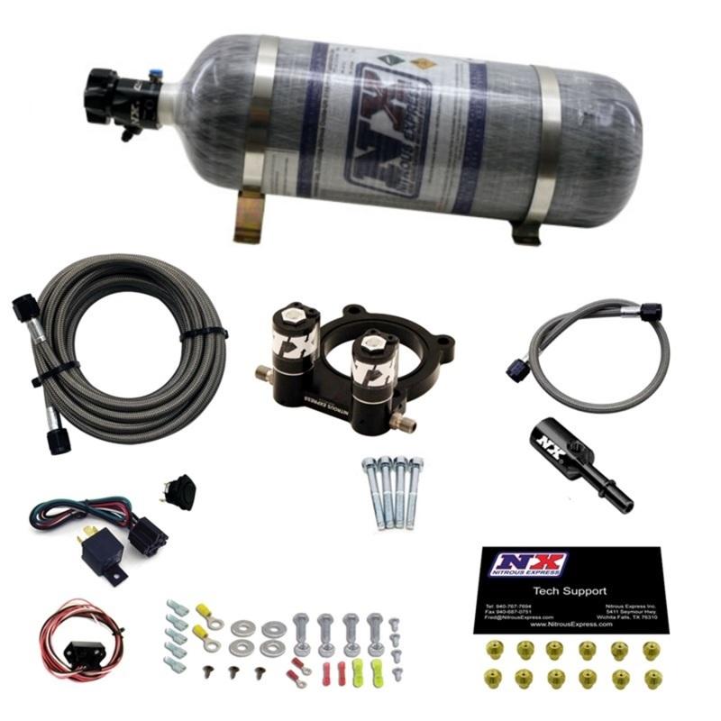 Nitrous Express Ford 2.3L Ecoboost Nitrous Plate Kit w/12lb Bottle 20954-12 Main Image