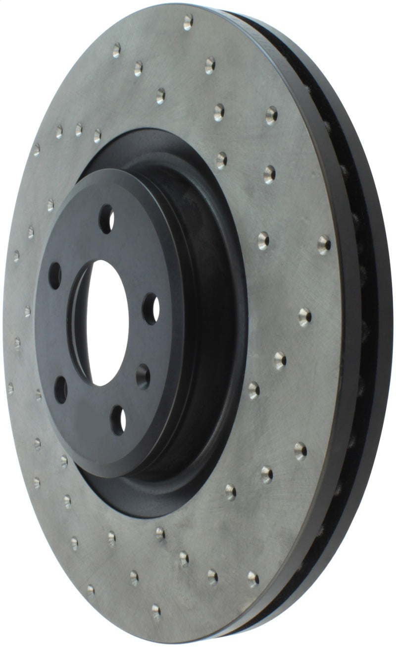 StopTech Sport Cryo Cross Drilled Brake Rotor; Front Right