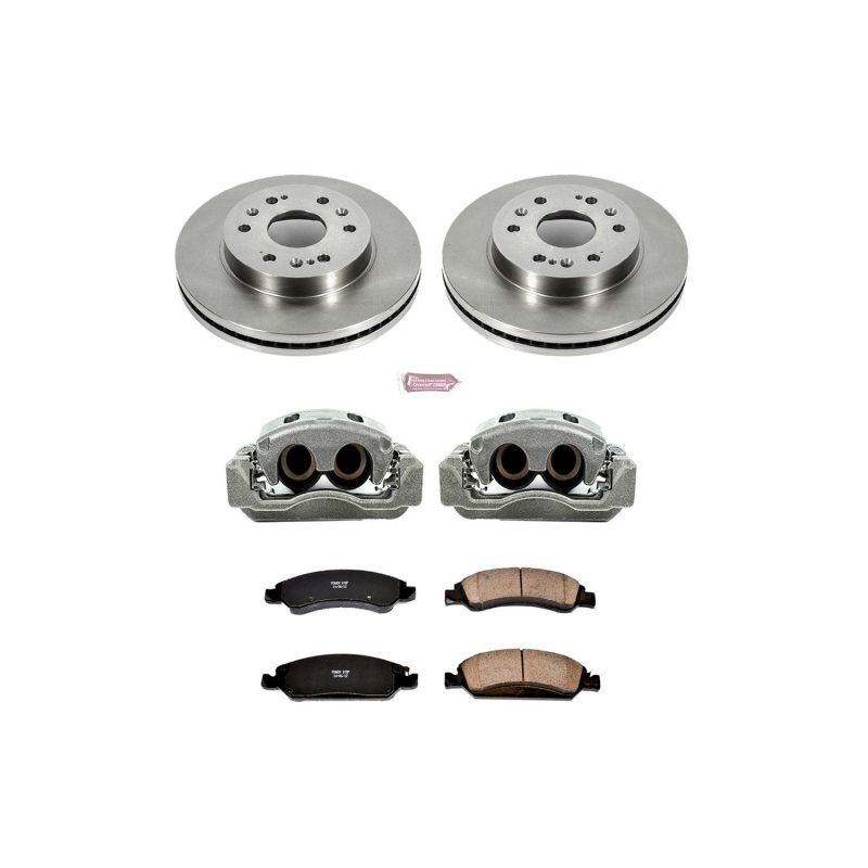 PowerStop PSB Autospecialty Kit w/Cals Brakes, Rotors & Pads Brake Kits - OE main image