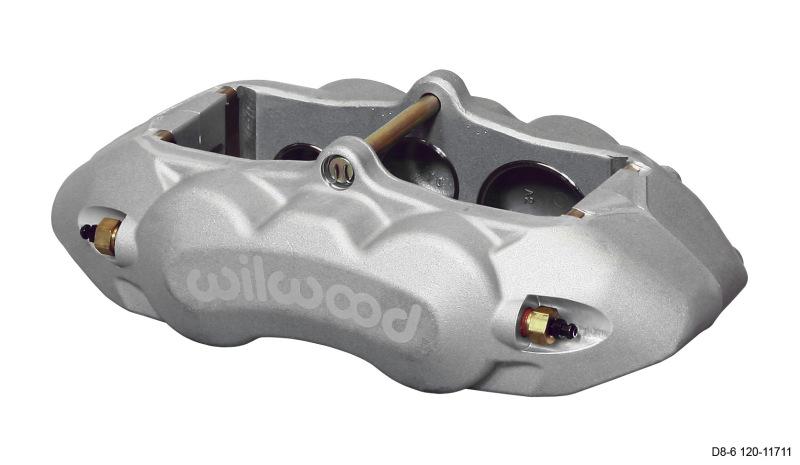 Wilwood Caliper-D8-6 R/H Front Clear 1.88/1.38/1.25in Pistons 1.25in Disc 120-11711 Main Image