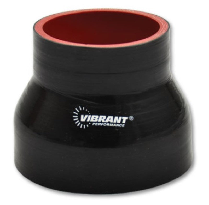 Vibrant 4 Ply Reducer Coupling 5in x 4in x 4.5in Long (BLACK) 19744