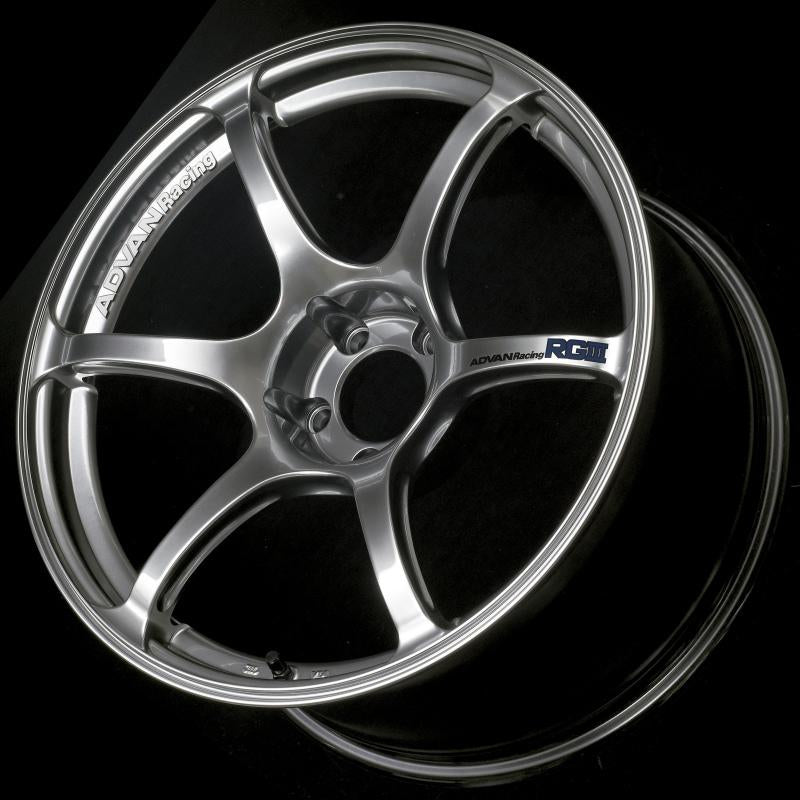 Advan RGIII 19x8.5 +45 5-112 Racing Hyper Black Wheel YAR9H45MHB Main Image